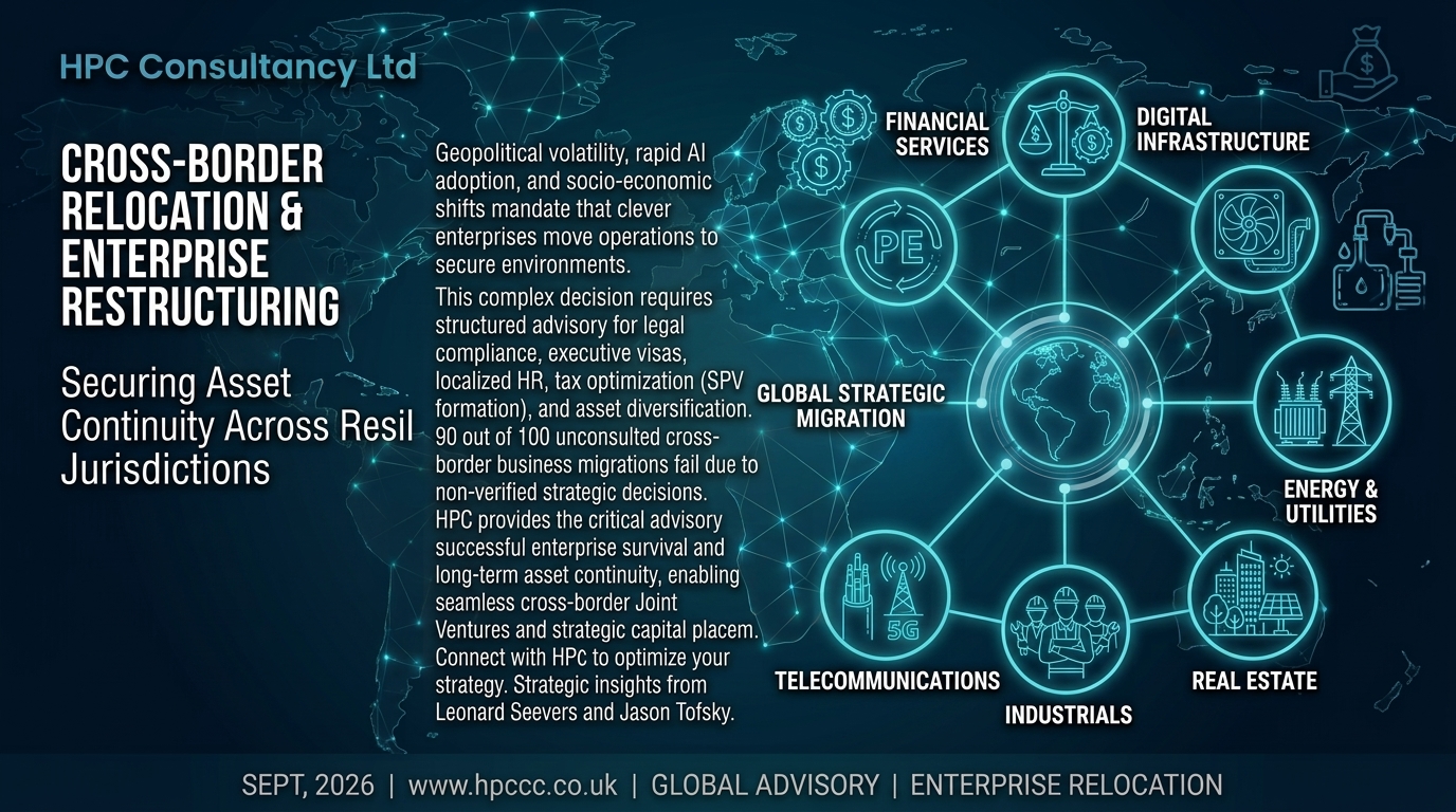 Strategic Business Relocation from France and Cross Border Advisory