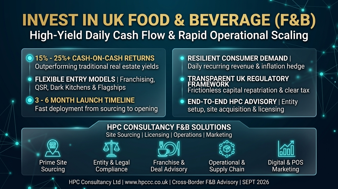 Why France Investors Must Consider the UK Food and Beverage Sector as Their Primary Entry Point