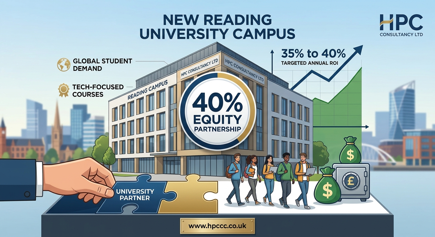 40% Equity Partnership in New Reading University Campus, seeking France Investor
